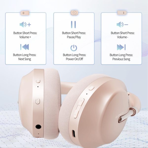 Wireless Bluetooth Headphones Active Noise Cancelling Over-Ear Headphones - Image 7