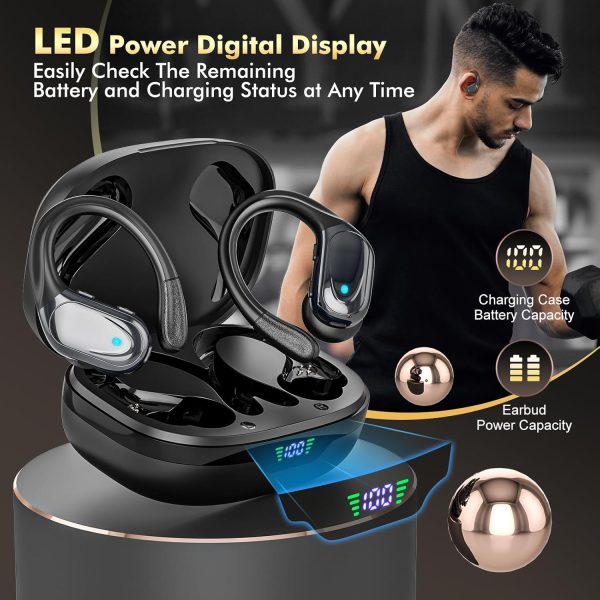 Wireless Earbuds Bluetooth Headphones 80hrs Playback Ear Buds Power Display - Image 7