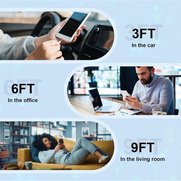 6Pack(3/3/6/6/6/9 FT) Original [Apple MFi Certified] iPhone Charger Fast - Image 6