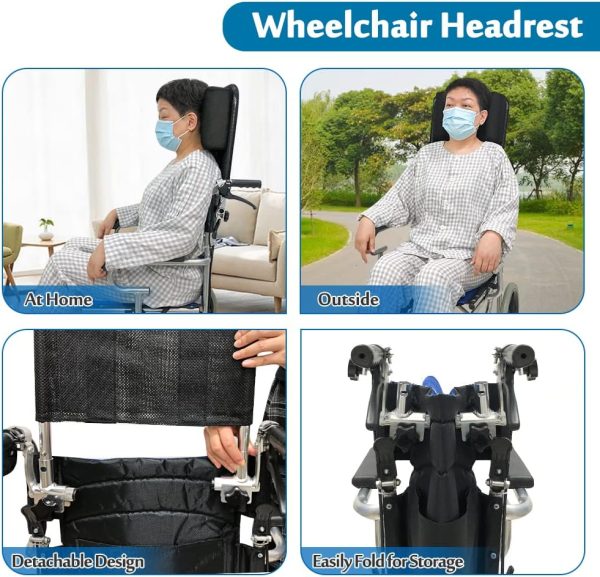 Wheelchair Neck Support Head Positioning Pillow Headrest for Wheelchair - Image 4