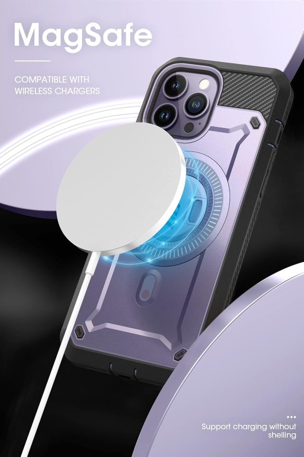 SUPCASE for iPhone 14 Pro Max Case with Stand (Unicorn Beetle Pro Mag), - Image 3