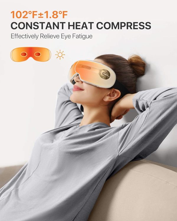 ALLJOY Eye Massager with Heat and Cooling for Migraines, Dry Eyes, Dark - Image 3