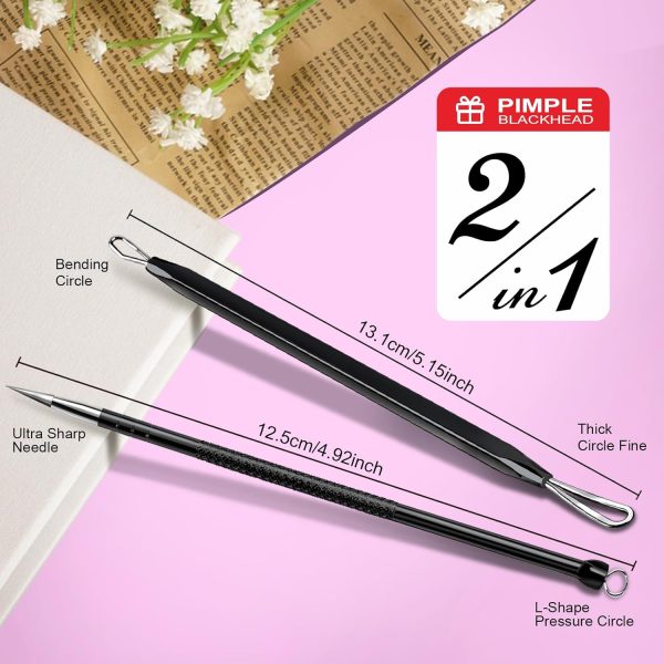Teenitor Pimple Extractor Tool Comedone Extractor Acne Tool Blackhead - Image 2