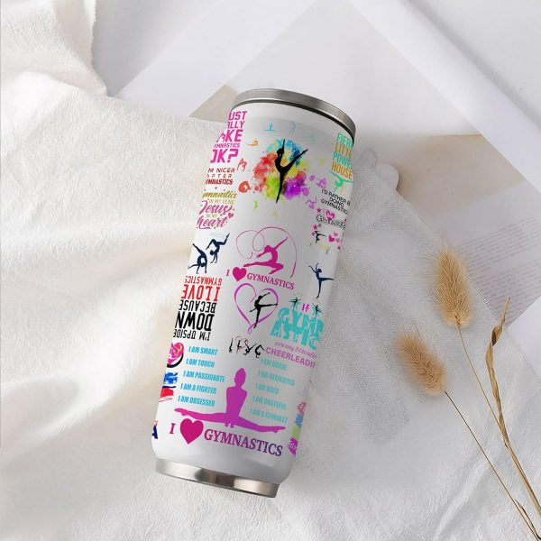 Gymnastics Tumbler Cup Gymnastics Mug With Lid,Gymnastics Lover Birthday - Image 7