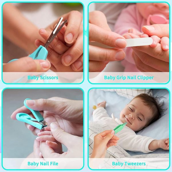 Baby Healthcare and Grooming Kit for Newborn Kids, 36PCS Upgraded Safety - Image 3