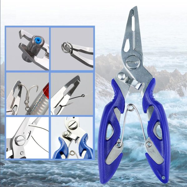 Fishing Pliers, Stainless Steel Fish Hook Remover 2PCS, Multi-Function Fish - Image 4