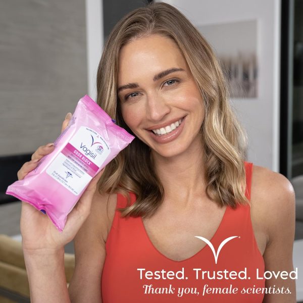 Vagisil Odor Block Daily Freshening Wipes for Feminine Hygiene in - Image 5
