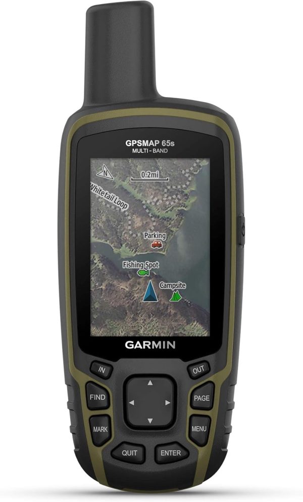 Garmin GPSMAP 65s, Button-Operated Handheld with Altimeter and Compass, - Image 2
