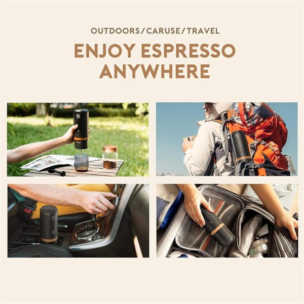 Travel Coffee Machine Car Espresso Machine USB Powered Coffee Maker Metal - Image 5