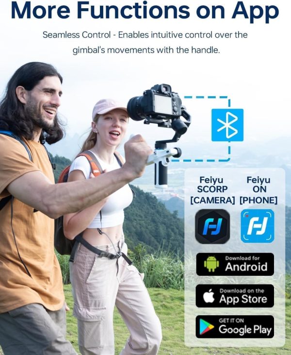 FeiyuTech SCORP Mini 2 Kit Camera Stabilizer with AI Tracker/Fill Light,All - Image 7