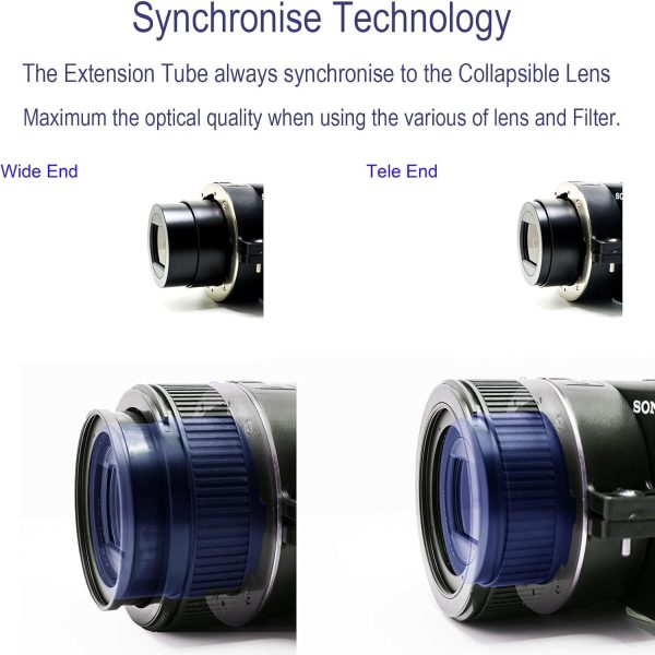 FotoZ 49mm 0.75x Wide Angle Lens, for Sony Vlogcam ZV-1 II Accessories, 2 - Image 5