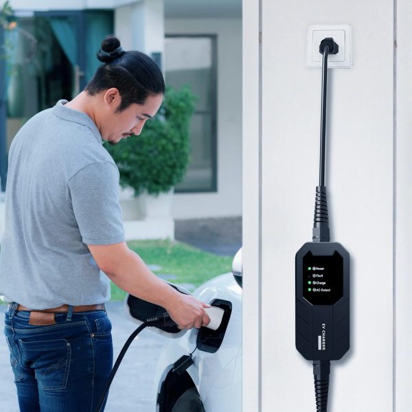 Skysword Ⅱ Level 1 EV Charger (110V, 16A, 25ft), EVSE Home Electric Vehicle - Image 4