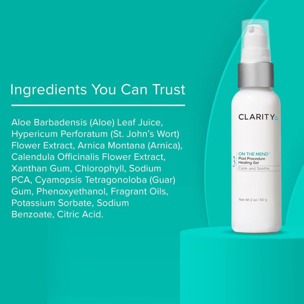 ClarityRx On The Mend Healing Gel, Natural Plant-Based Face & Body Ointment - Image 7