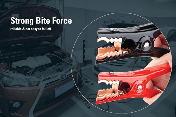 Justin Case Heavy-Duty Jumper Cables for Car, Includes 2 Gauge Wire - Image 5