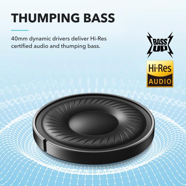 Soundcore by Anker Q20i Hybrid Active Noise Cancelling Headphones, Wireless - Image 3