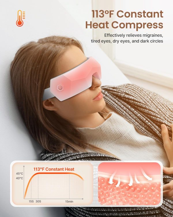 Eye Massager with Heat for Migraines, Christmas Birthday Gifts for Women - Image 3