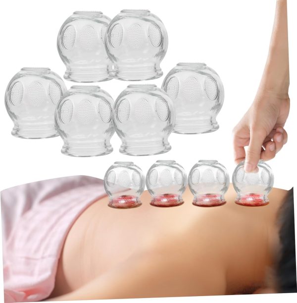 NUOBESTY 6 Pcs Glass Cupping Therapy Set Cupping Device for Massage and - Image 3