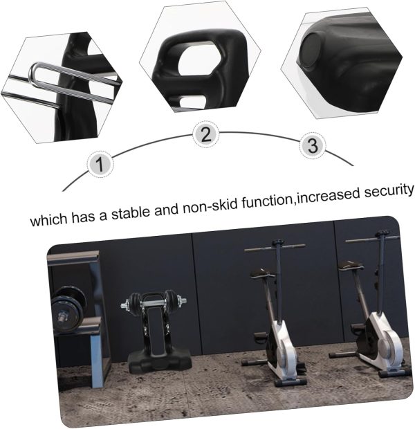 Dumbbell Rack Stand Station Accessories Holder Barbell Clamps Collars - Image 5