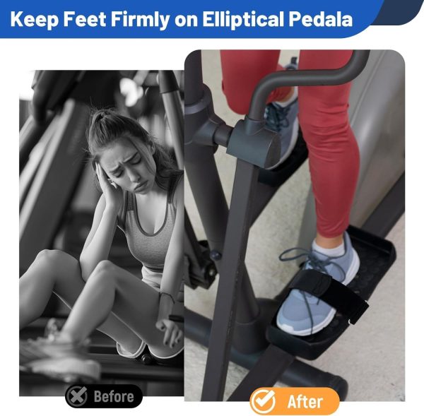 Elliptical Trainer Pedals Strap Elastic Band Easy to Use, Multipurpose Home - Image 5