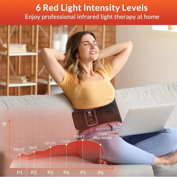 Red Light Therapy Belt, Wireless Rechargeable Infrared Light Therapy Device - Image 5