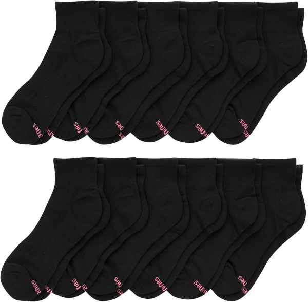 Hanes Women's 6-Pair Comfort Fit Ankle Socks - Image 2