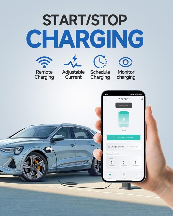 Level 2 EV Charger 48Amp 240V NEMA 14-50 Plug: Electric Vehicle Charging - Image 3