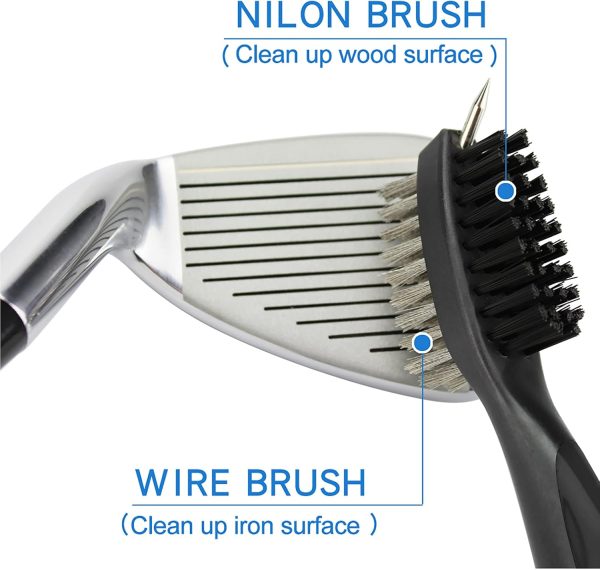 VIPMOON Golf Club Groove Sharpener Tool, Golf Brush and Groove Cleaner with - Image 5