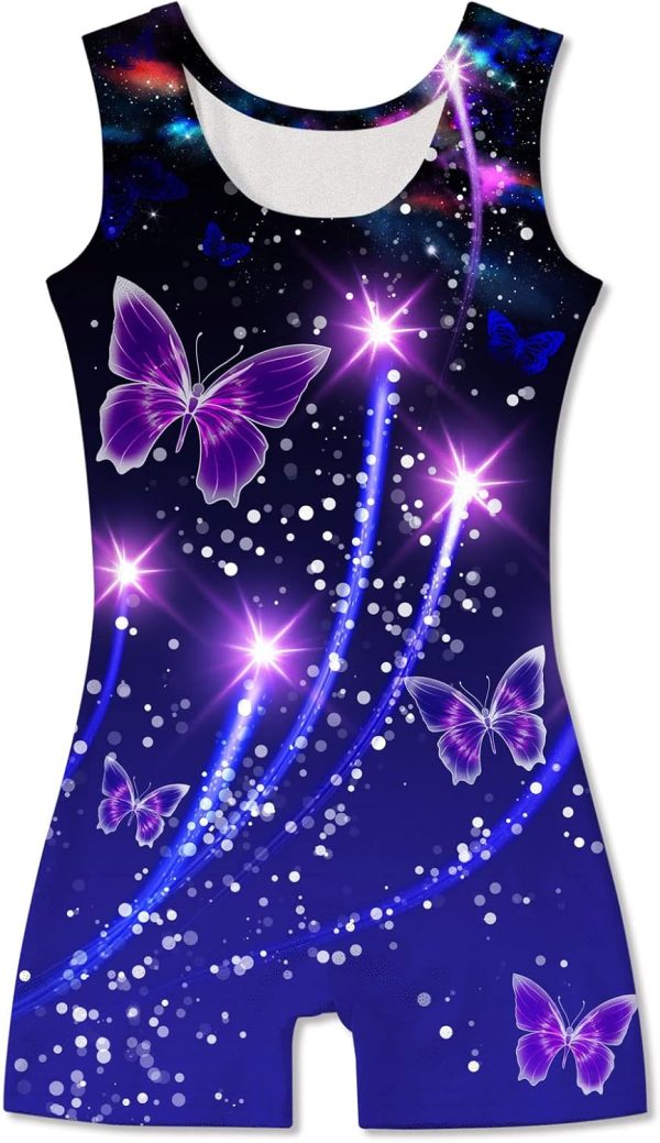 TUONROAD Girls Gymnastics Leotards Toddler Unitard Biketard Clothes Cute - Image 2