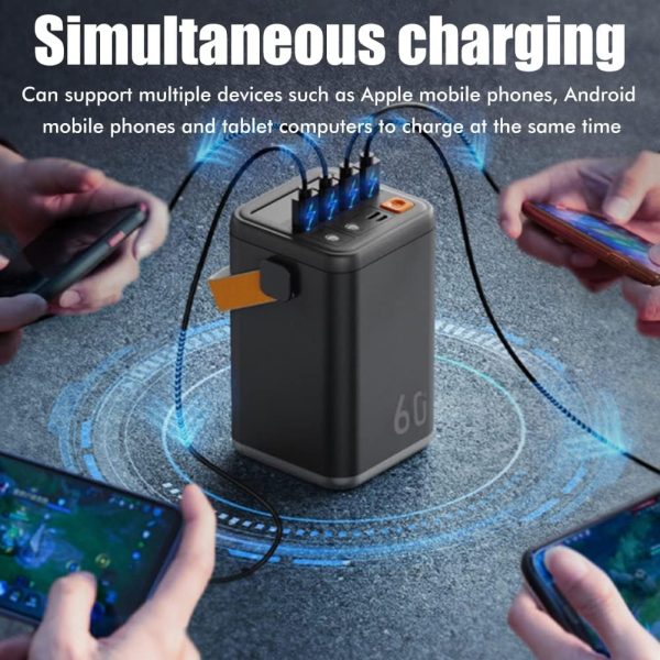 Power Bank 60,000 Mah Large Capacity External Battery,Outdoor Mobile Power - Image 2