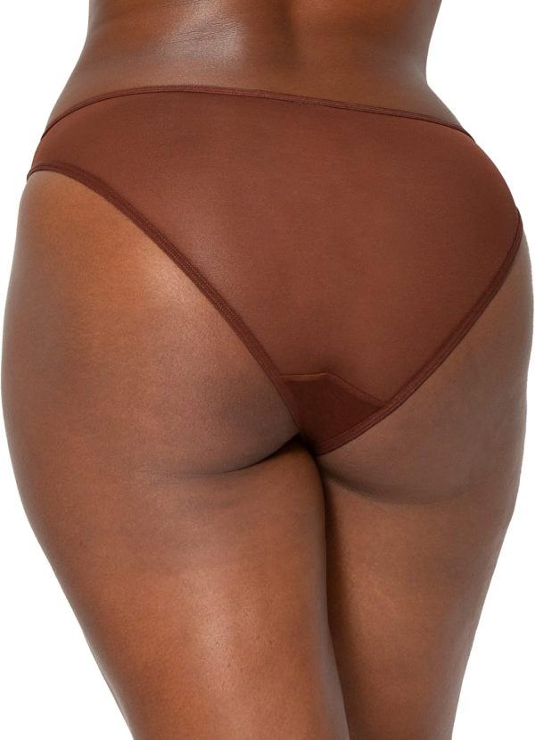 Smart & Sexy Women's Mesh & Lace Cheeky Brief Panties, Available in Multi - Image 3