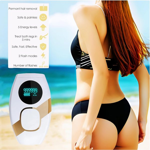 IPL Laser Hair Removal Device for Women and Men, Laser Hair Remover with - Image 3