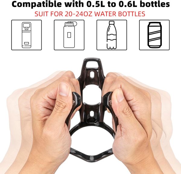 ROCKBROS Bike Water Bottle Holder Ultra-Light Bicycle Bottle Cages with - Image 5