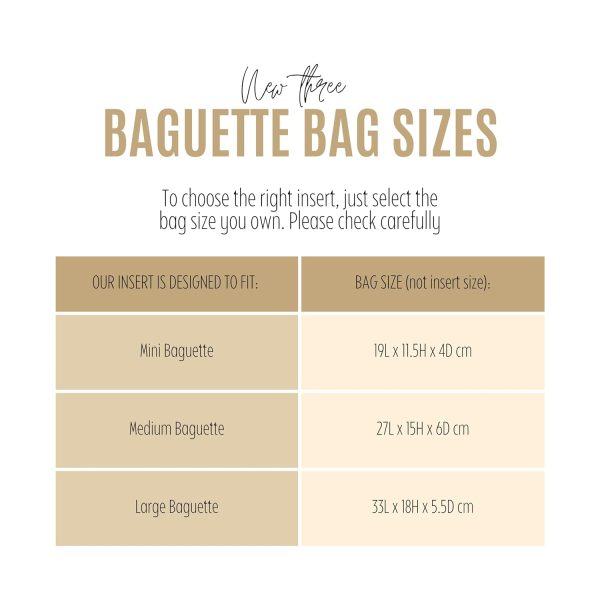 Purse Organizer for Fendi Baguette Bag Insert, Mini Baguette Bag Organizer, - Image 2