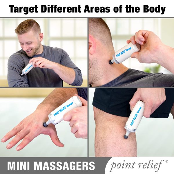 Point Relief 14-1050 Mini Massager for Handheld Targeted Massage Therapy - Image 3