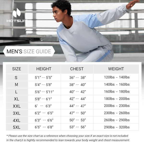 HOTSUIT Sauna Suit Men Anti Rip Sweat Suits Gym Boxing Workout Jackets - Image 7
