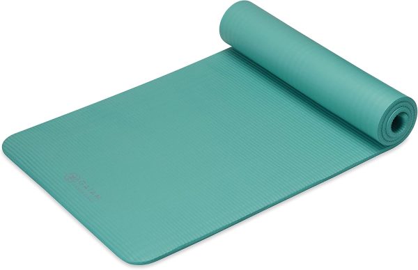 Gaiam Essentials Thick Yoga Mat Fitness & Exercise Mat with Easy-Cinch Yoga - Image 9