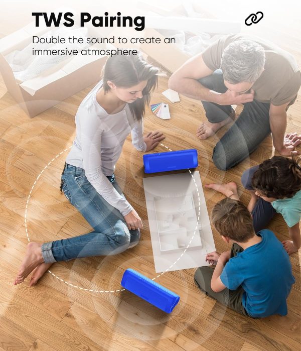 Bluetooth Portable Wireless Speakers with HD Sound, IPX5 Waterproof, Up to - Image 5