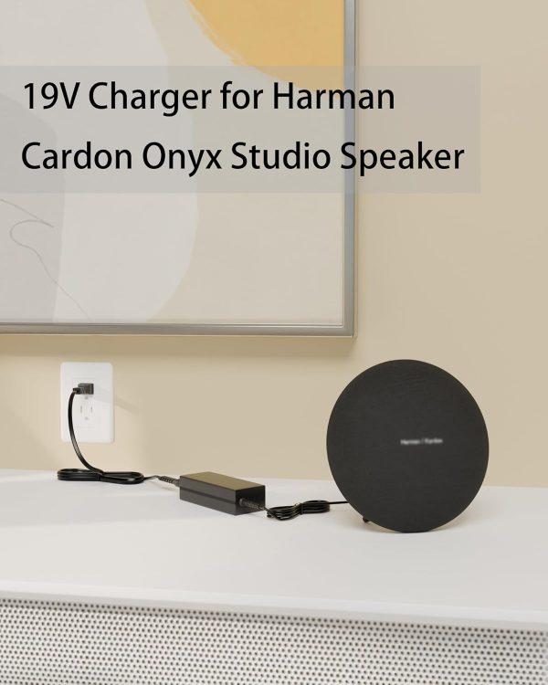 Charger for Kardon Charger Onyx Studio 7 6 5 4 3 2 1 Speaker, 19V Charger - Image 2