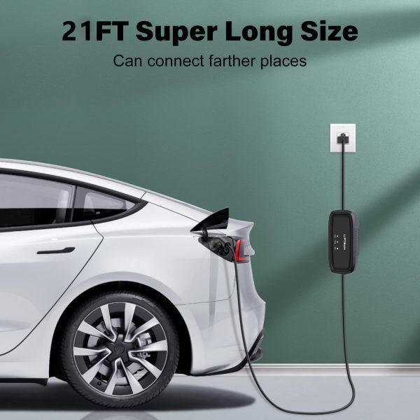 Portable EV Charger Level 1, 15Amp 110V, Electric Vehicle Charger with 21Ft - Image 6