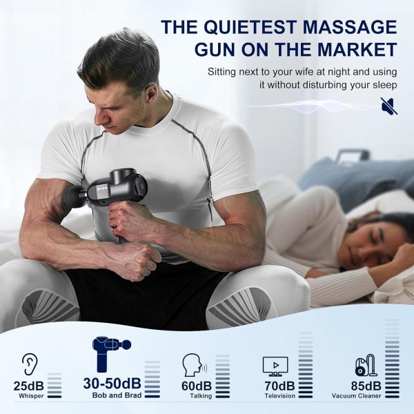 BOB AND BRAD C2 Massage Gun, Deep Tissue Percussion Massager Gun, Muscle - Image 3