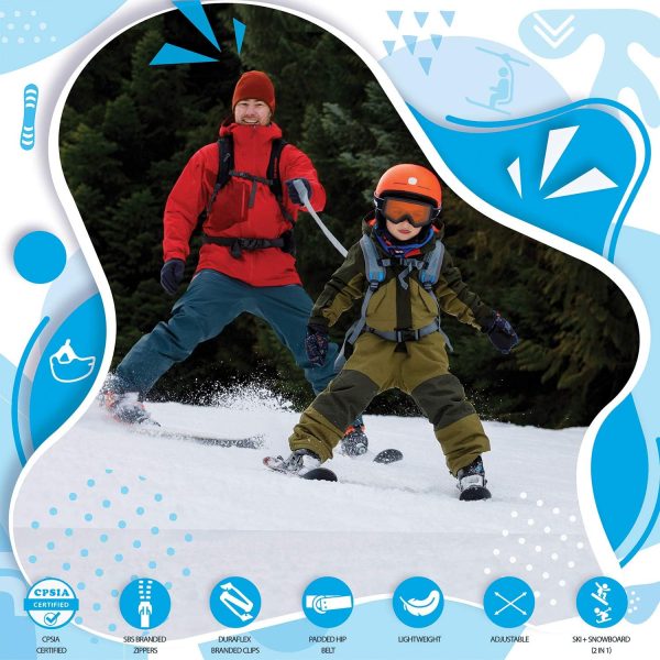 Sklon Ski and Snowboard Harness Trainer for Kids - Training Leash Teach - Image 3