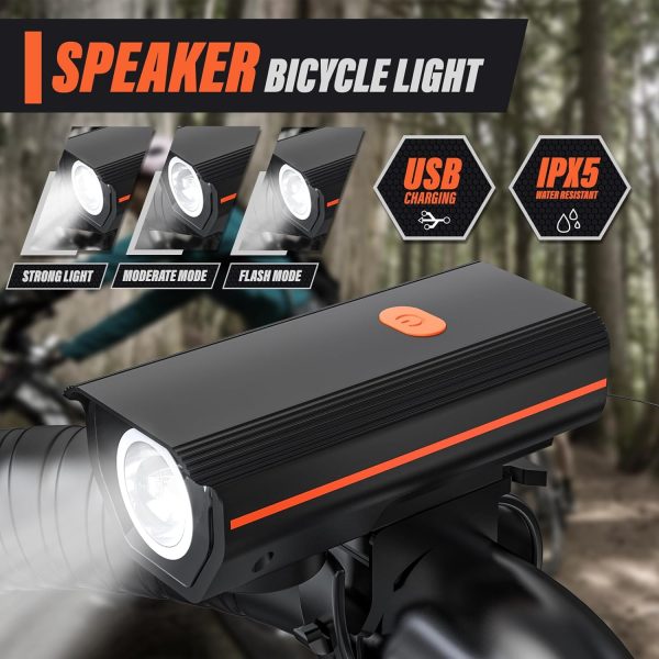 Rechargeable Bike Lights, Ultra Bright Bicycle Lights for Night Riding, - Image 2