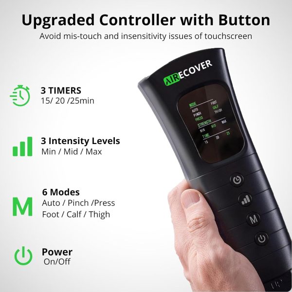 Leg Compression Massager for Circulation, Air Compression Boots, Lymphatic - Image 9