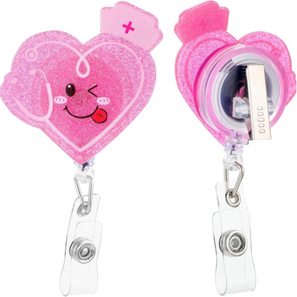 Badge Reel Holder Retractable with ID Clip for Nurse Nursing Name Tag Card - Image 8
