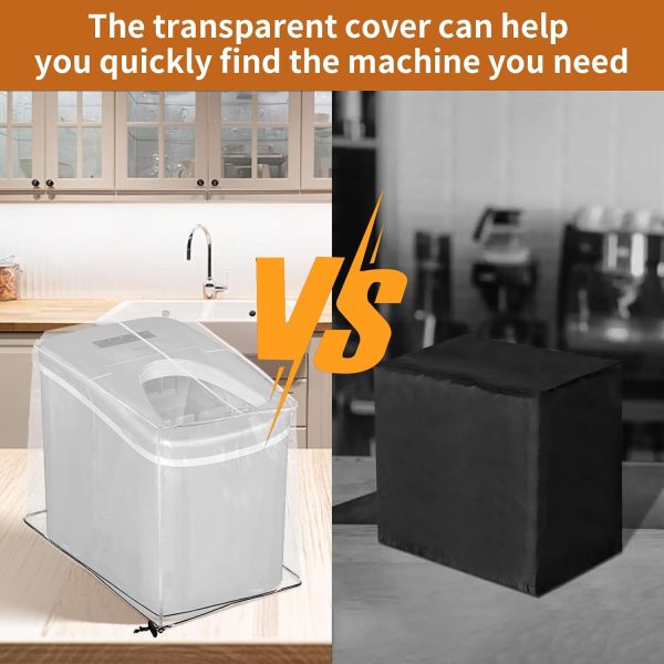 Ice Maker Cover,PVC Ice Machine Dustproof Cover,Waterproof Shield for - Image 4