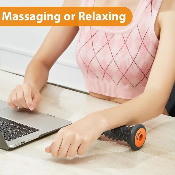 BESKAR Foot Massager Roller for Plantar Fasciitis Relief, Portable, Deep - Image 6