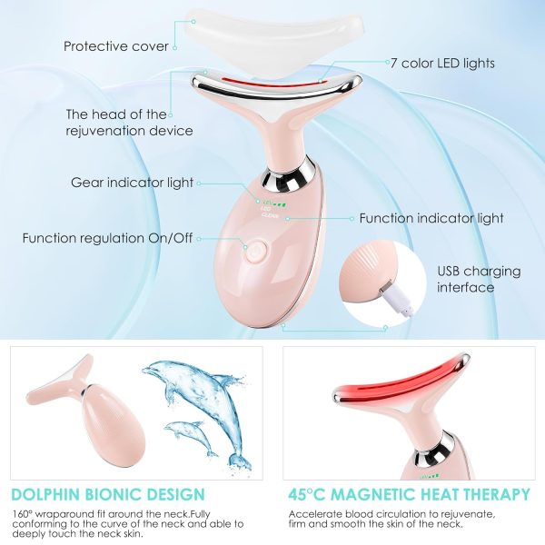 Facial Massager for Face and Neck, Red-Light-Therapy-for-Face and Neck, - Image 5
