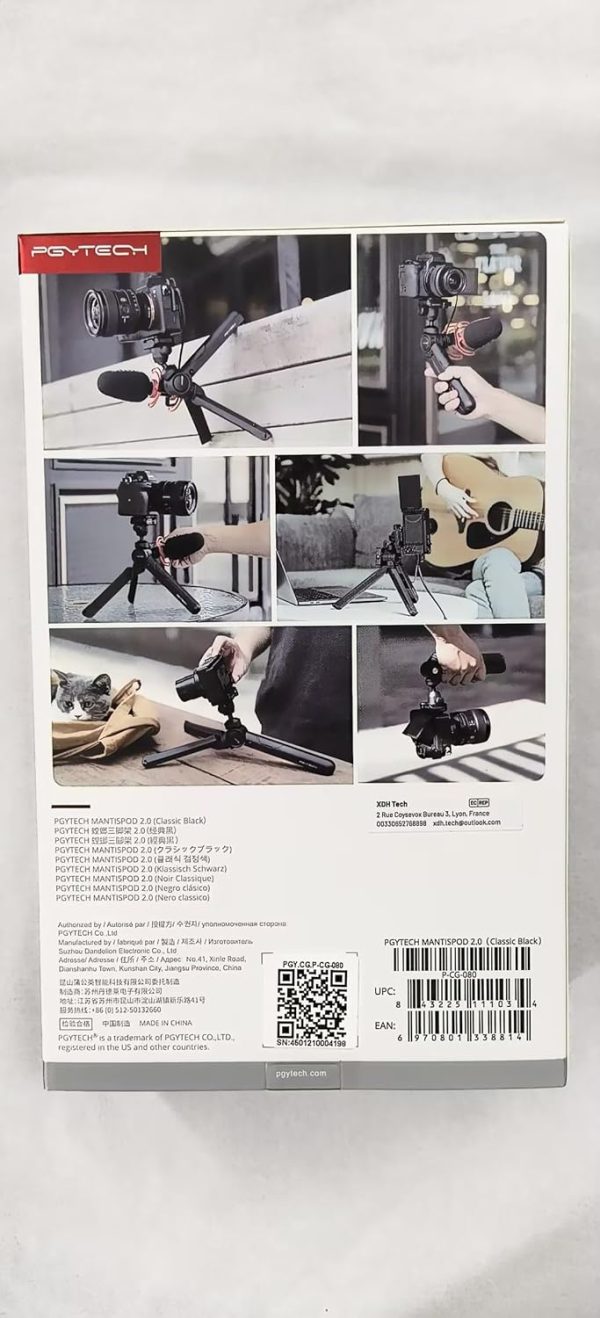 PGYTECH MANTISPOD 2.0 Mini Tripod for Camera Vlogging Tripod Small Travel - Image 8