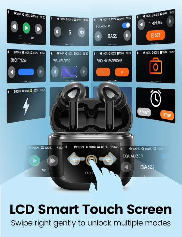 Wireless Earbuds Bluetooth 5.3 Headphones with LED Touch Screen 50H - Image 2