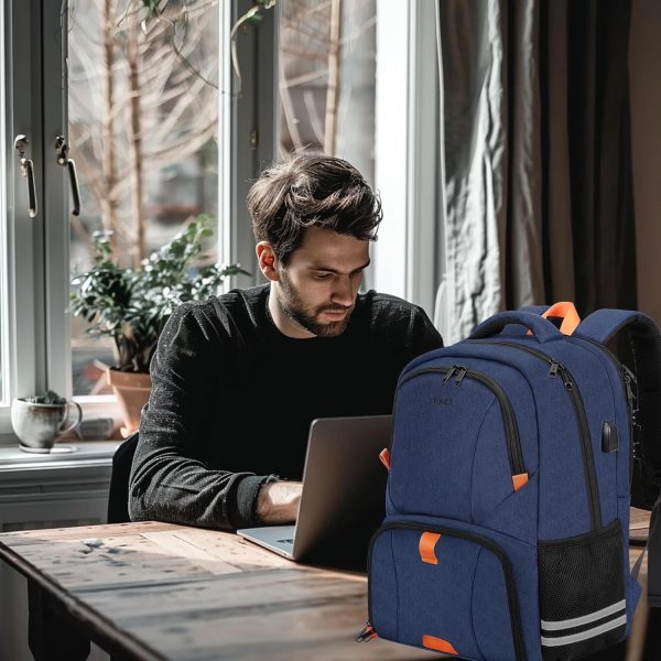 Ytonet Gym Backpack for Men Women, Travel Backpack with USB Charging Port, - Image 8